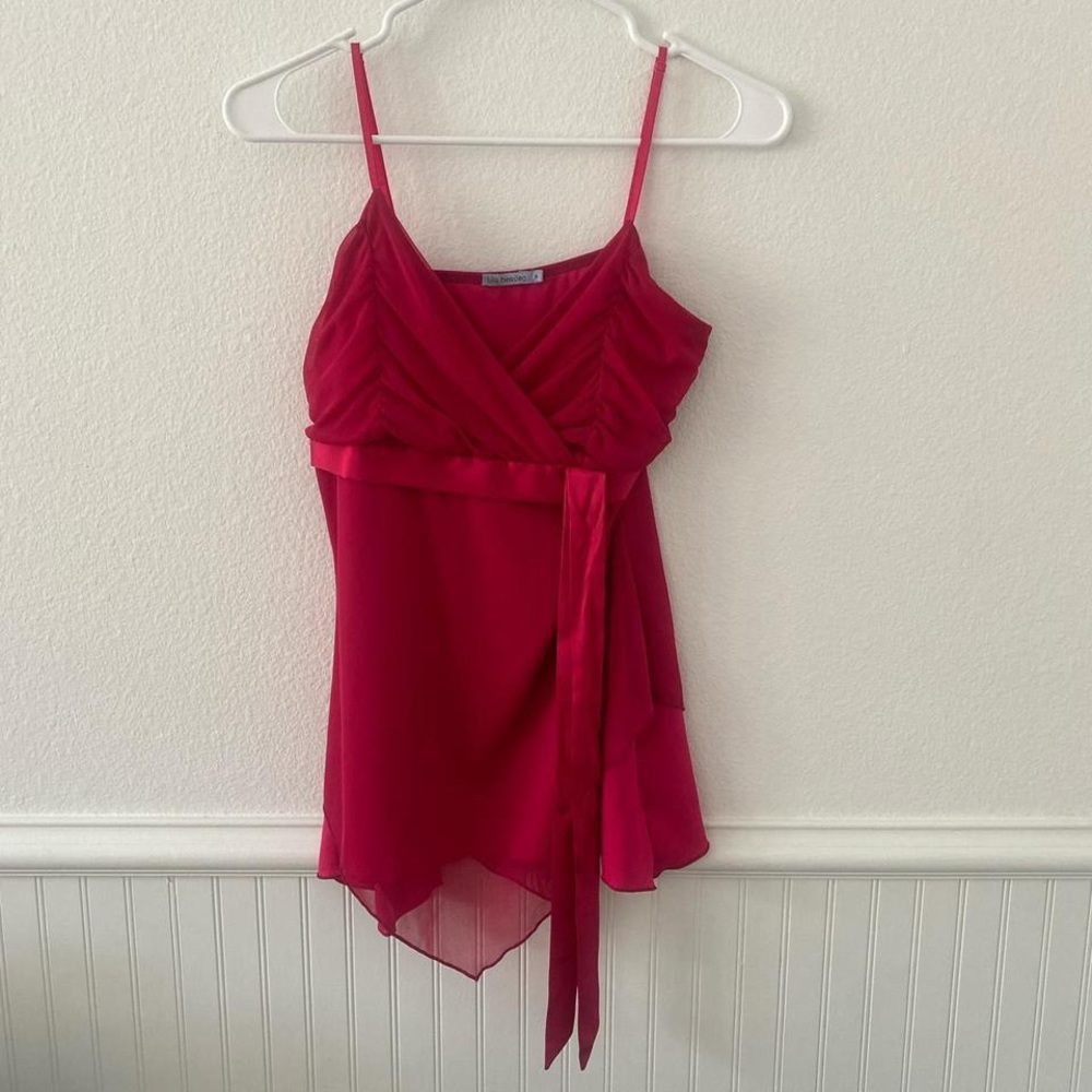 y2k asymmetrical cami